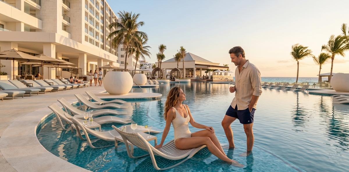 Adults-only курорт в Hotel Zone Канкуна для сравнения Hyatt Zilara