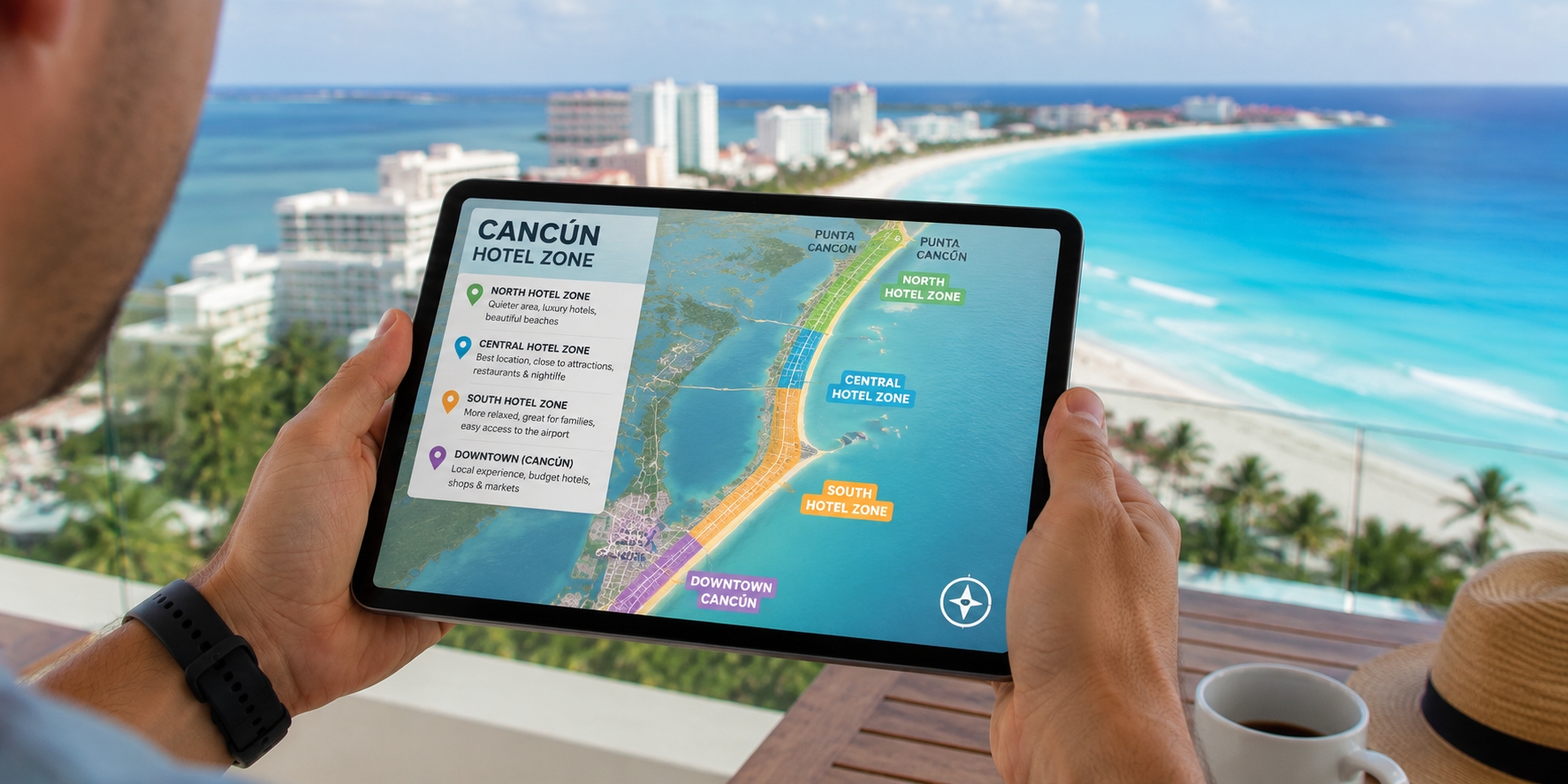 Small boutique value hotel in the Cancun Hotel Zone
