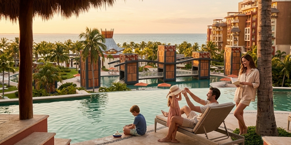 Семейный курорт Playa Mujeres для сравнения Villa del Palmar Cancun