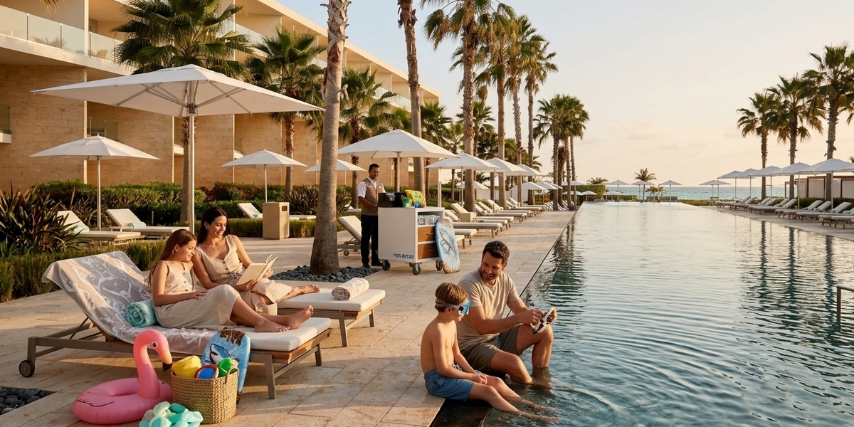 Семейный курорт Costa Mujeres для сравнения Grand Palladium Family Selection