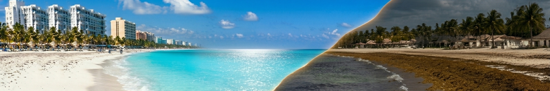 Cancun and Riviera Maya beaches across different seasons