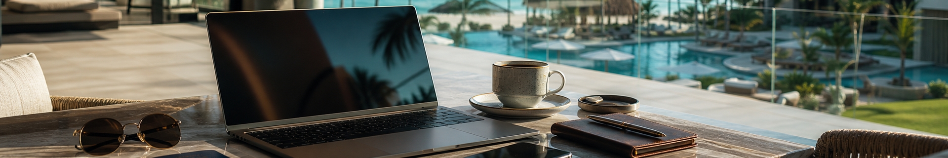 Traveler researching Cancun hotel options before booking