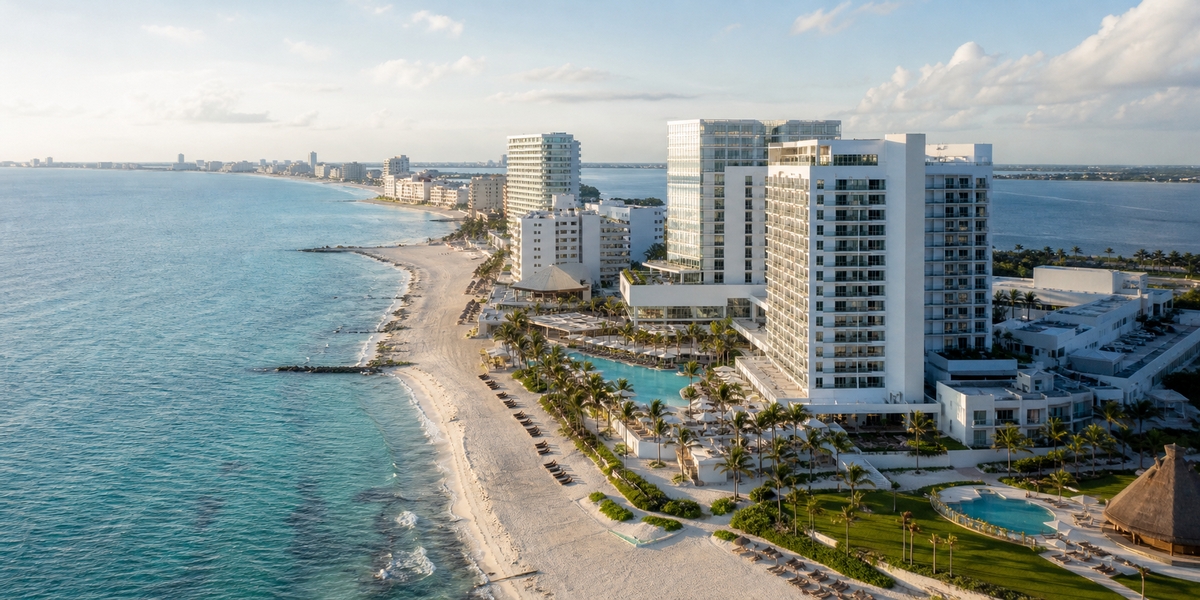 Beachfront resort area showing why beach quality matters for all-inclusive value