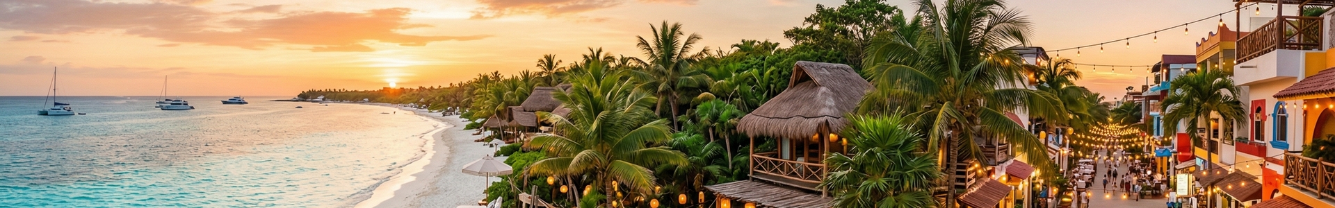 Cancun, Tulum and Playa del Carmen on the Riviera Maya coast