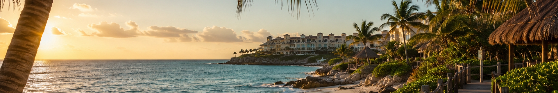 Cancun and Riviera Maya tourist street used to illustrate common tourist scams and how to avoid them
