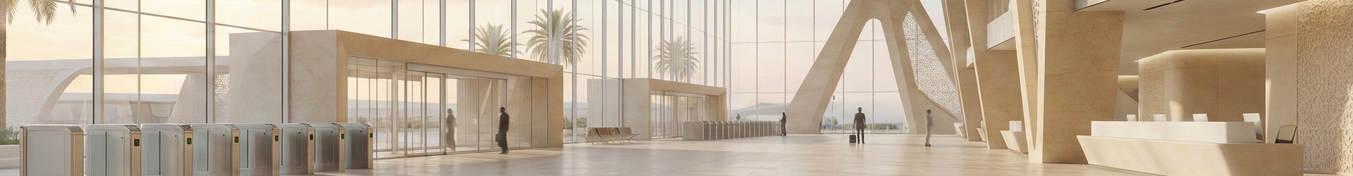 Egypt airport terminal and passport control for tourist arrivals