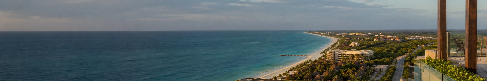 Riviera Maya beach and resort area for choosing between Cancun Playa del Carmen and Tulum
