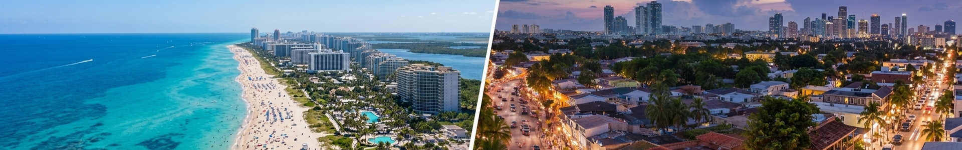 Cancun beach and resort strip in the Hotel Zone