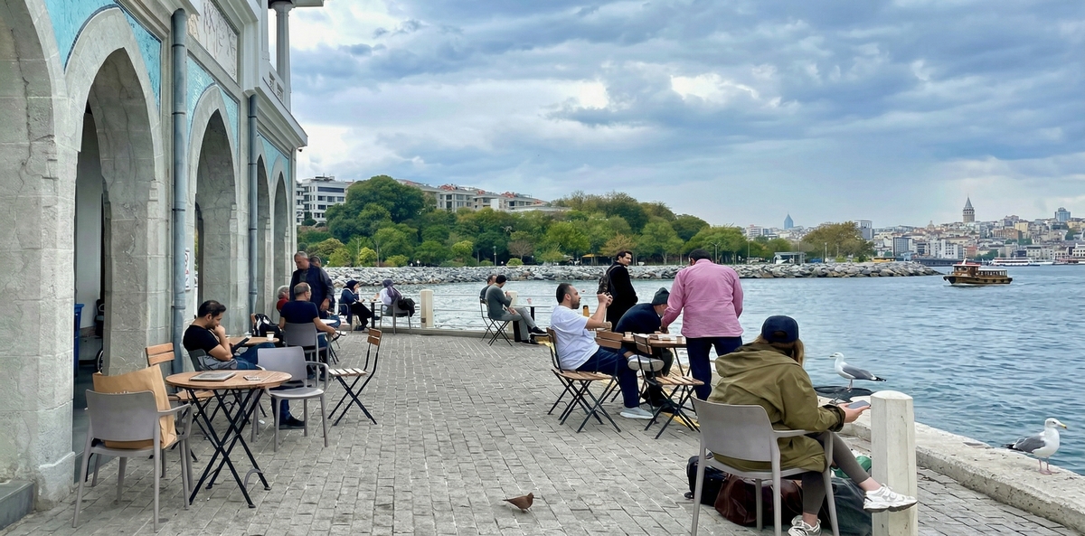 Kadikoy on the Asian side of Istanbul with waterfront and local life